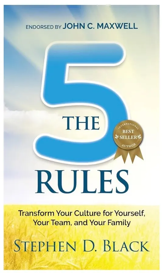 The 5 Rules book by Steve Black, front cover